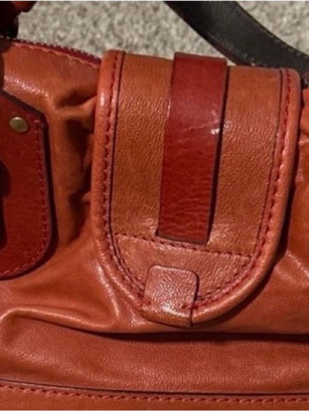 Vintage Chloe Kerala Shoulder Bag in Burnt Orange - Picture 3 of 9